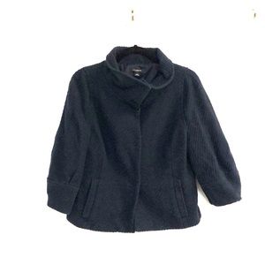 Ann Taylor Navy blue 3/4 sleeve bell style jacket